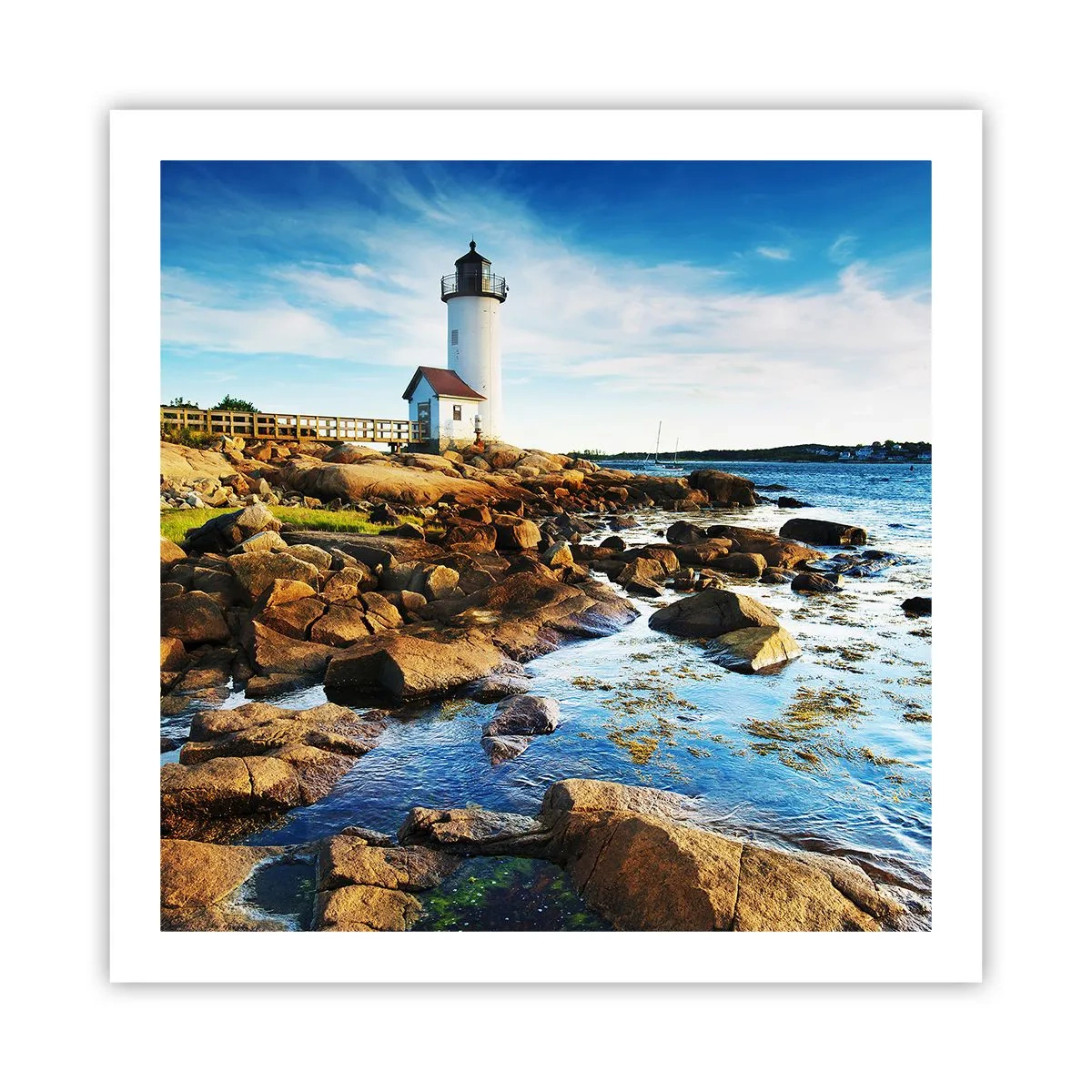 Poster - Tornate sani e salvi, vi aspetto - 60x60 cm