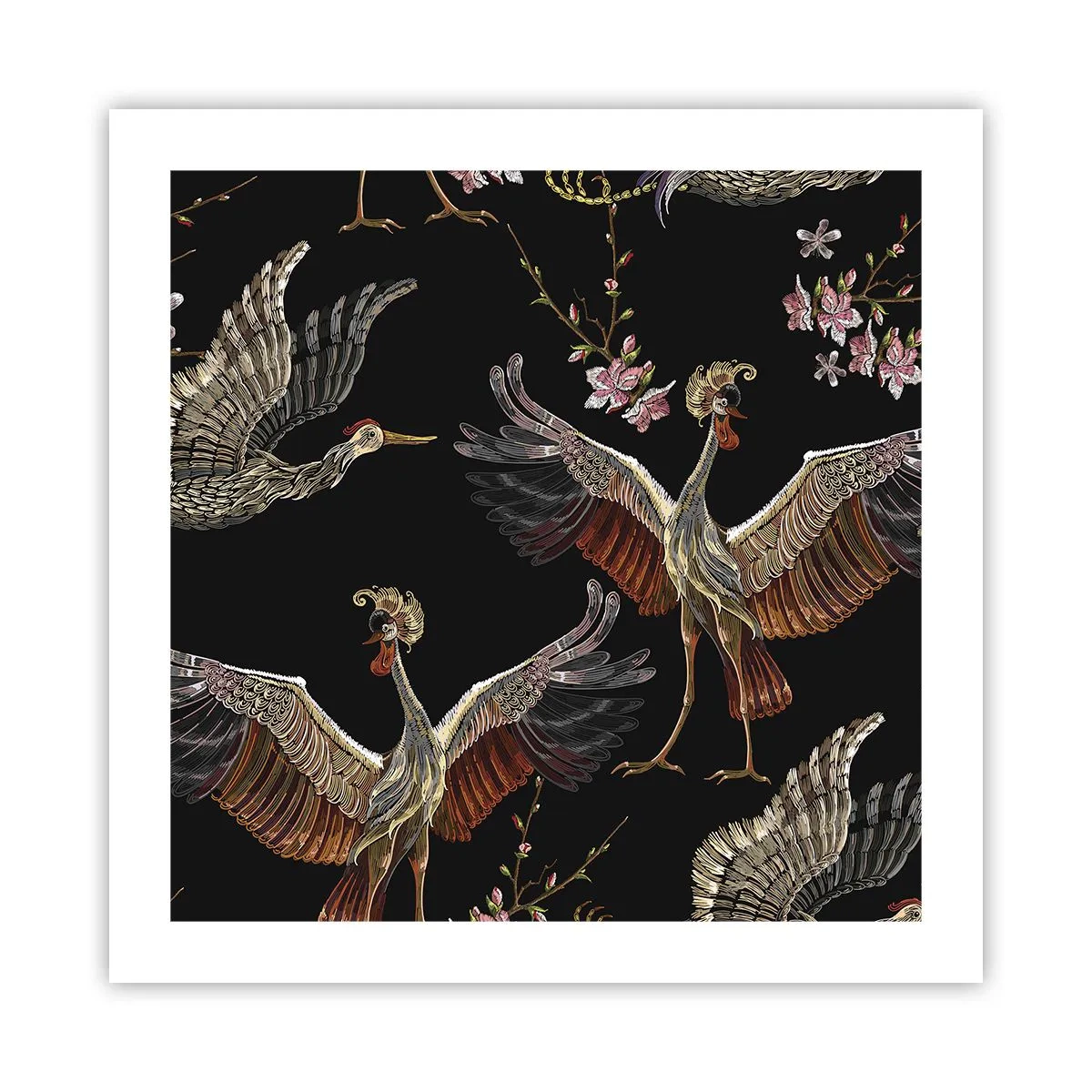 Poster - Uccello fantastico - 50x50 cm
