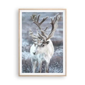 Poster in cornice rovere chiaro - Ritratto al sole - 70x100 cm