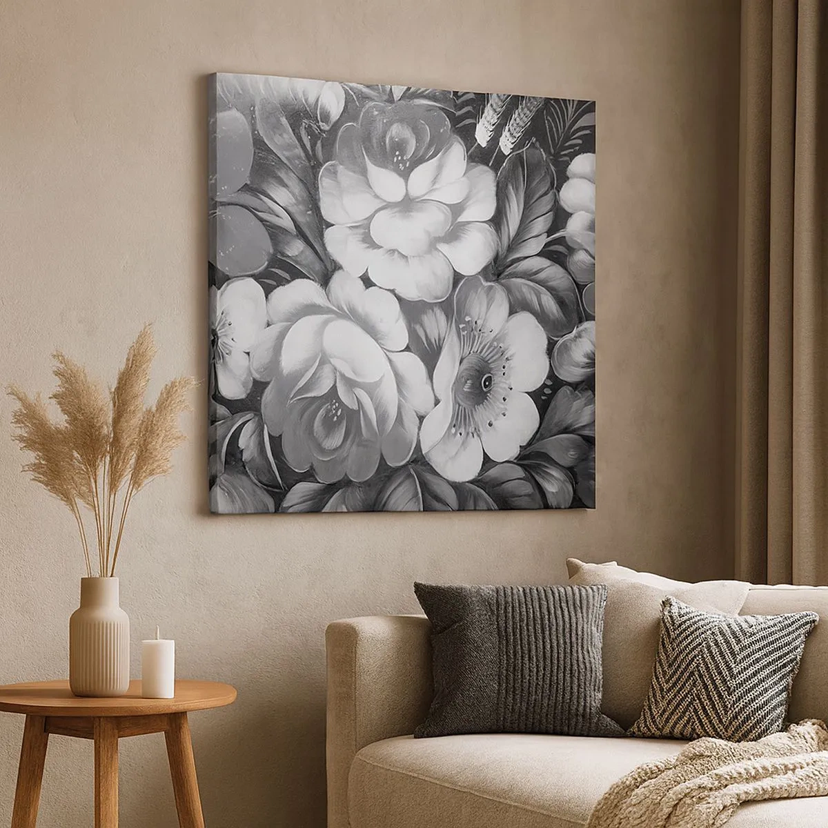 Quadro su tela - Stampe su Tela - Belli anche in grigio - 30x30 cm