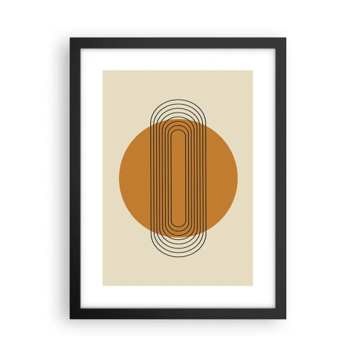 Poster in cornice nera - Piano perfetto - 30x40 cm