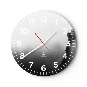 Orologio da parete - Orologio in Vetro - Al confine del mondo - 40x40 cm