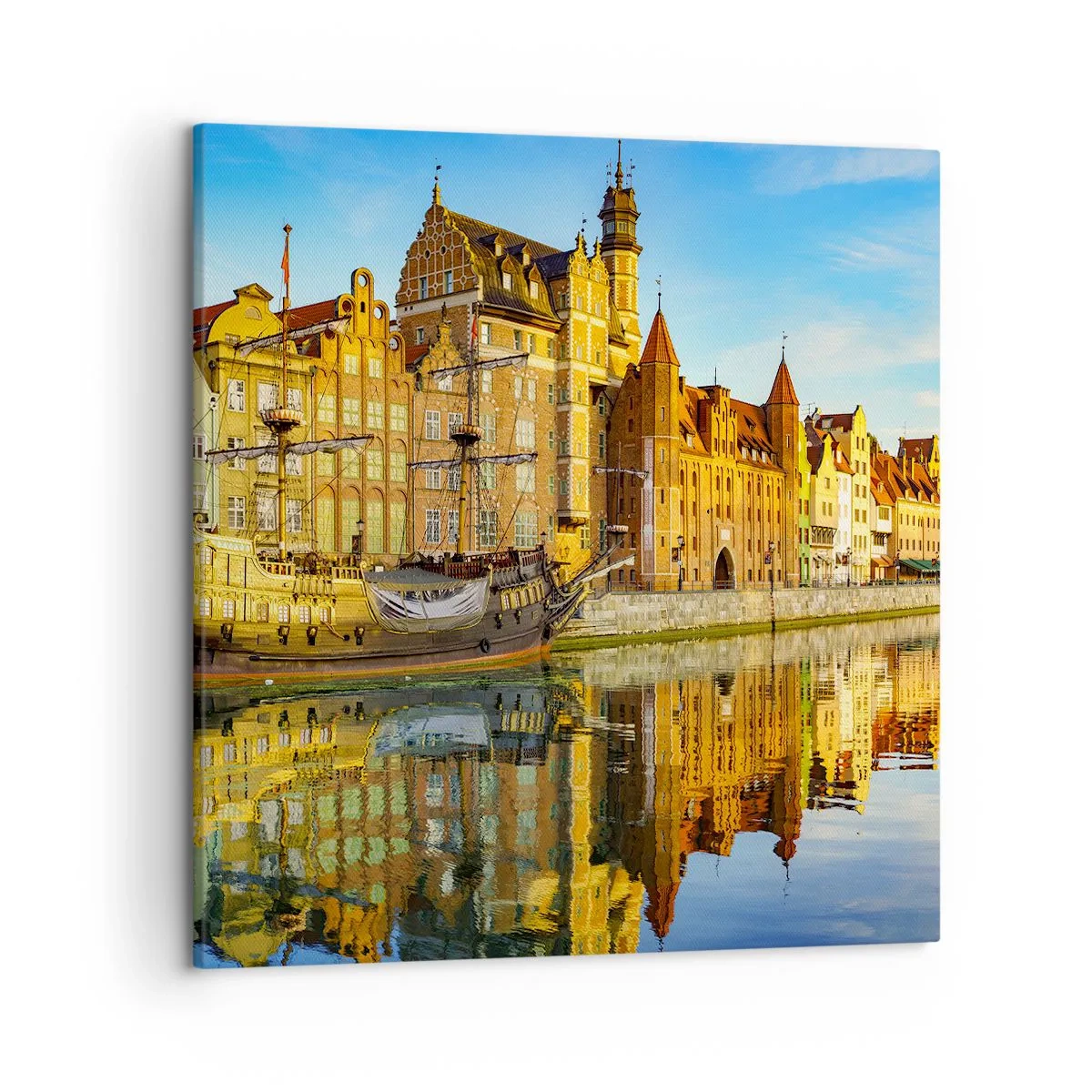 Quadro su tela - Stampe su Tela - Il riflesso del passato - 50x50 cm