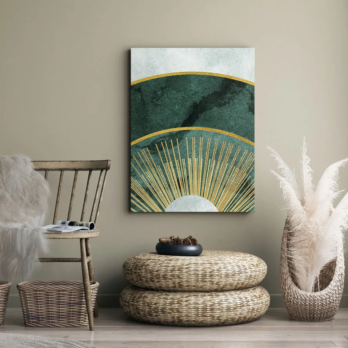 Quadro su tela - Stampe su Tela - Un altro sistema solare - 65x120 cm