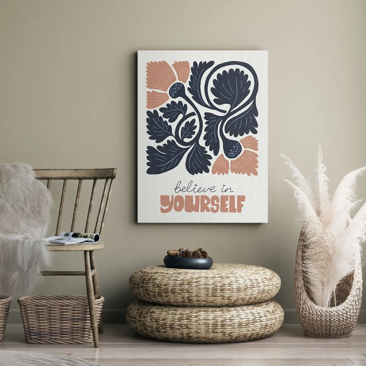 Quadro su tela - Stampe su Tela - E qui fiorisci - 55x100 cm