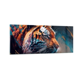 Quadro su vetro - Bellezza selvaggia - 100x40 cm