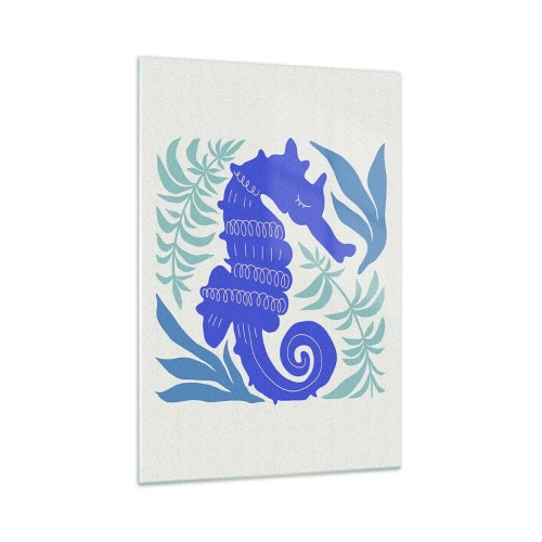 Quadro su vetro - Sul prato marino - 70x100 cm