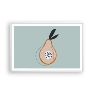 Poster in cornice bianca - Penetrare la natura delle cose - 91x61 cm