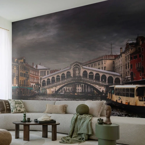 Fotomurali Autoadesivo Deluxe Sticker - Promessa di una sera a Venezia - Città, Venezia, Ponte - 200x140 cm