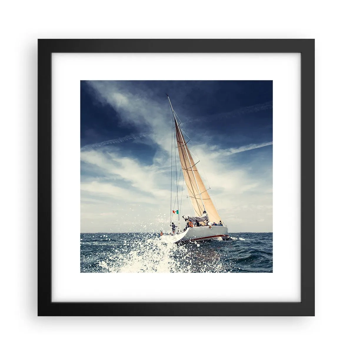 Poster in cornice nera - Non ci raggiungeranno! - 30x30 cm