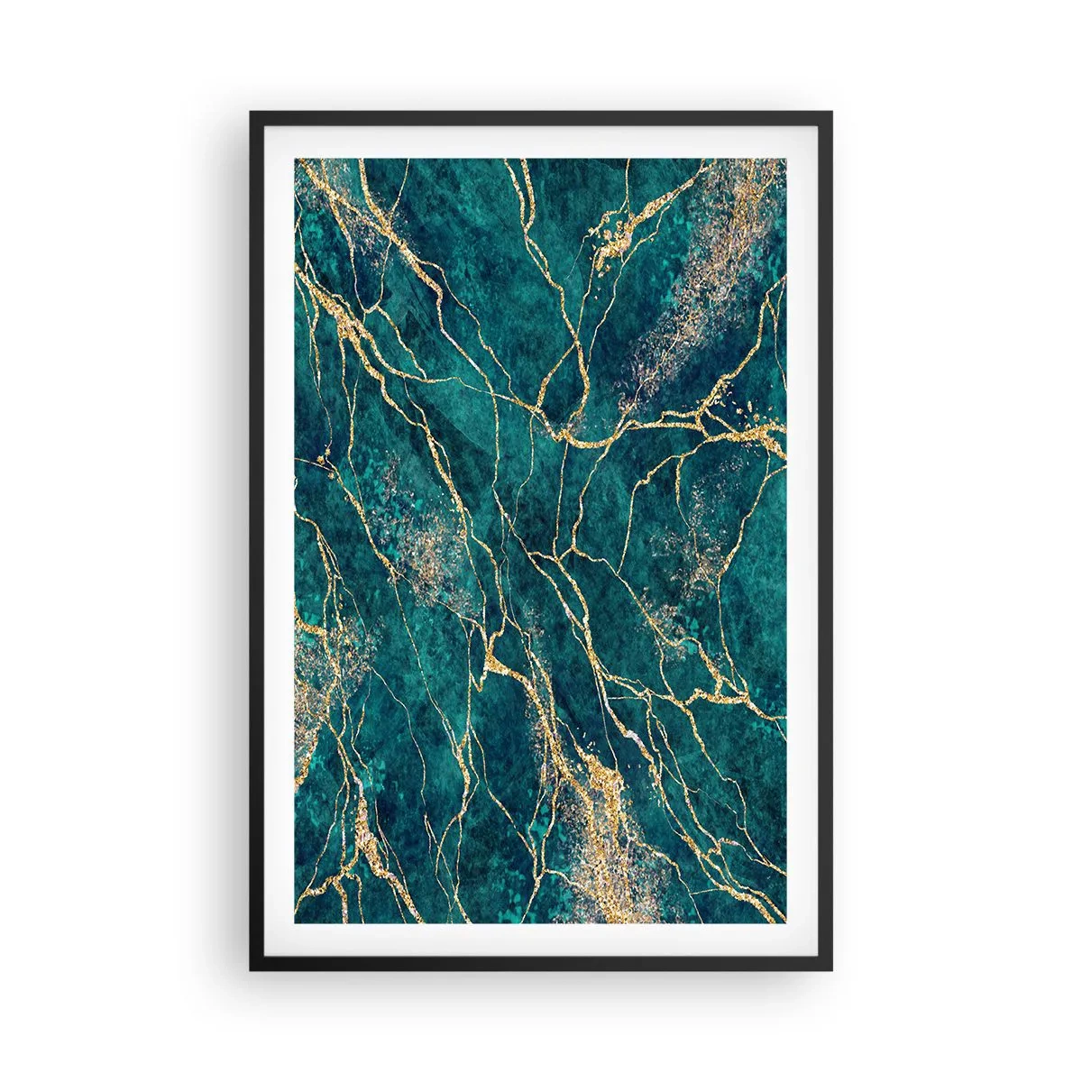 Poster in cornice nera - La vena d'oro - 61x91 cm