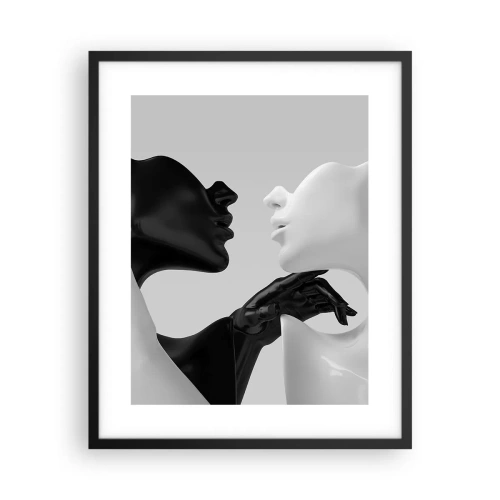 Poster in cornice nera - Desiderio - attrazione - 40x50 cm