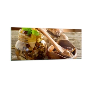 Quadro su vetro - Freschi, conservati, autunnali... - 100x40 cm