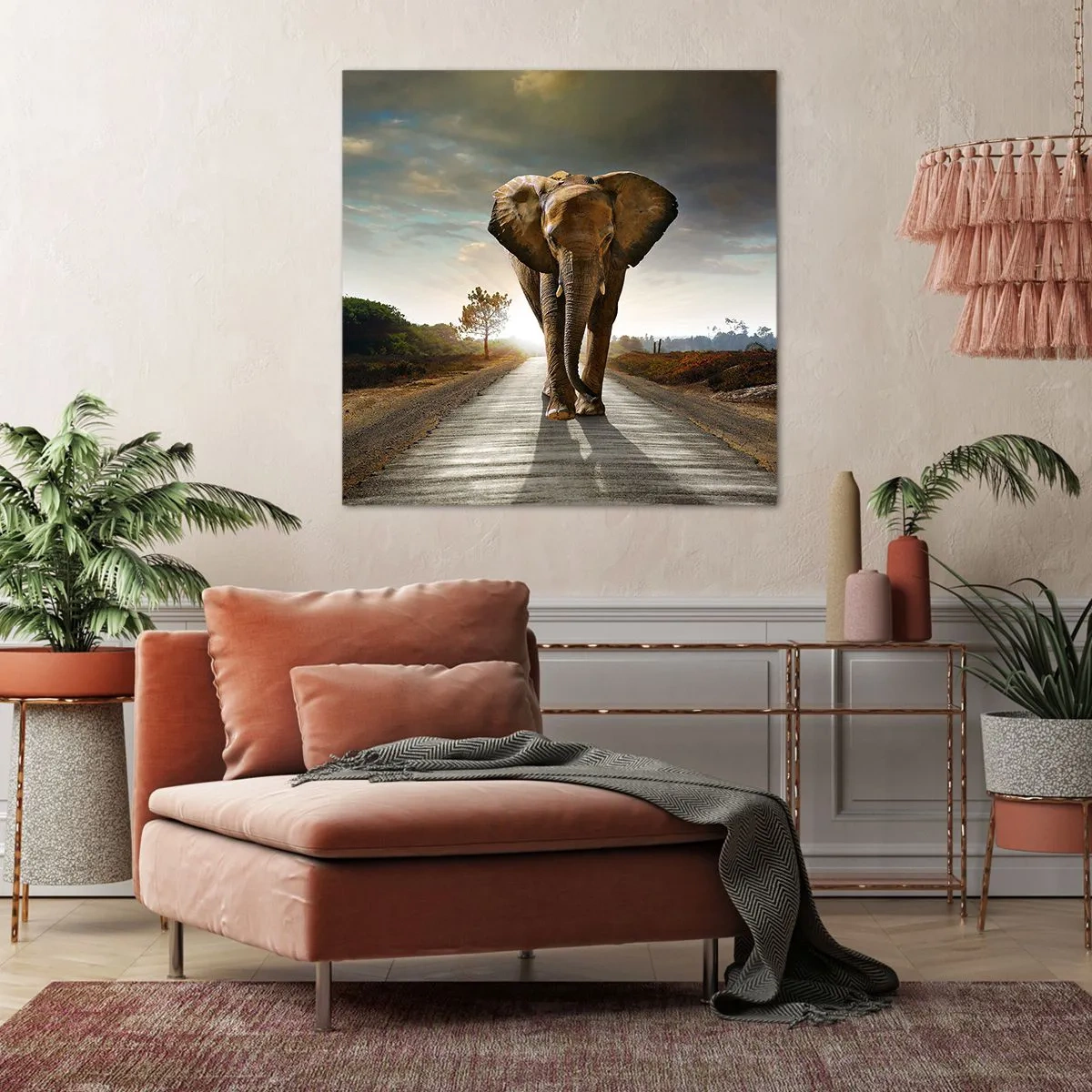 Quadro su tela - Stampe su Tela - E non nel negozio di cristalli - 50x50 cm