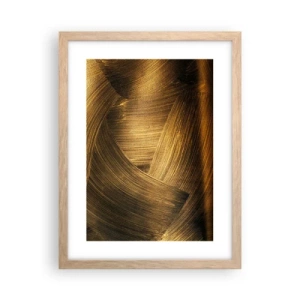 Poster in cornice rovere chiaro - Nel labirinto d'oro - 30x40 cm