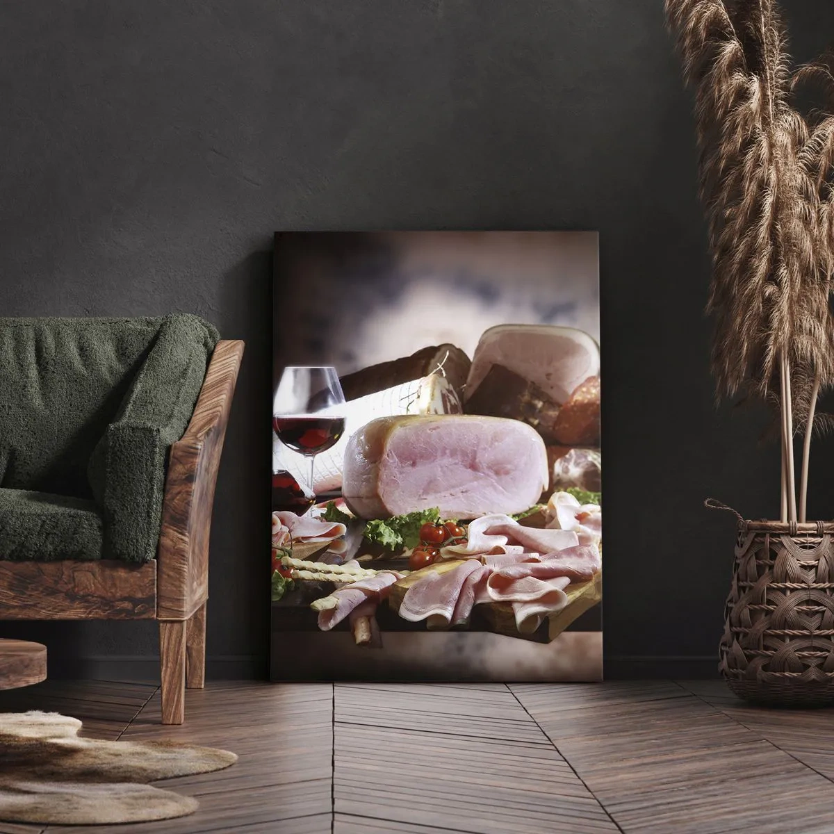 Quadro su tela - Stampe su Tela - Sogno culinario con caraffa - 55x100 cm