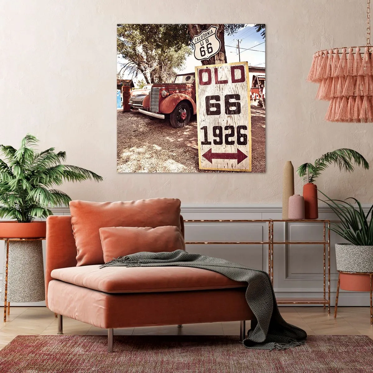 Quadro su tela - Stampe su Tela - La leggenda della provincia americana - 40x40 cm