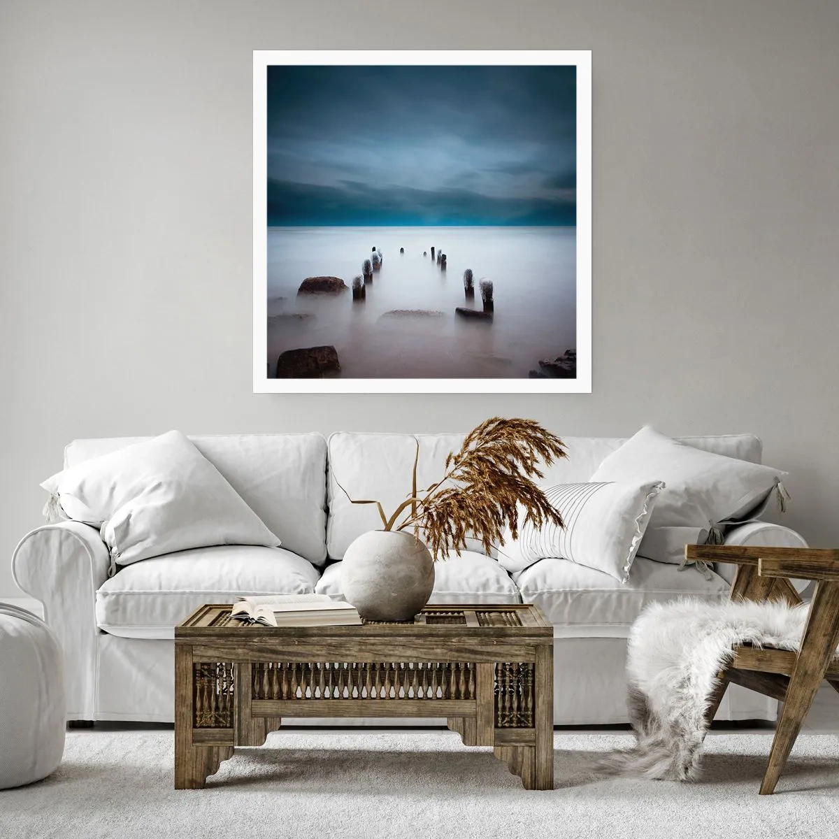 Poster - Lago pensieroso - 40x40 cm