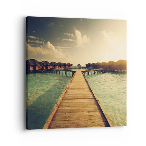 Quadro su tela - Stampe su Tela - Caldo invito - 40x40 cm