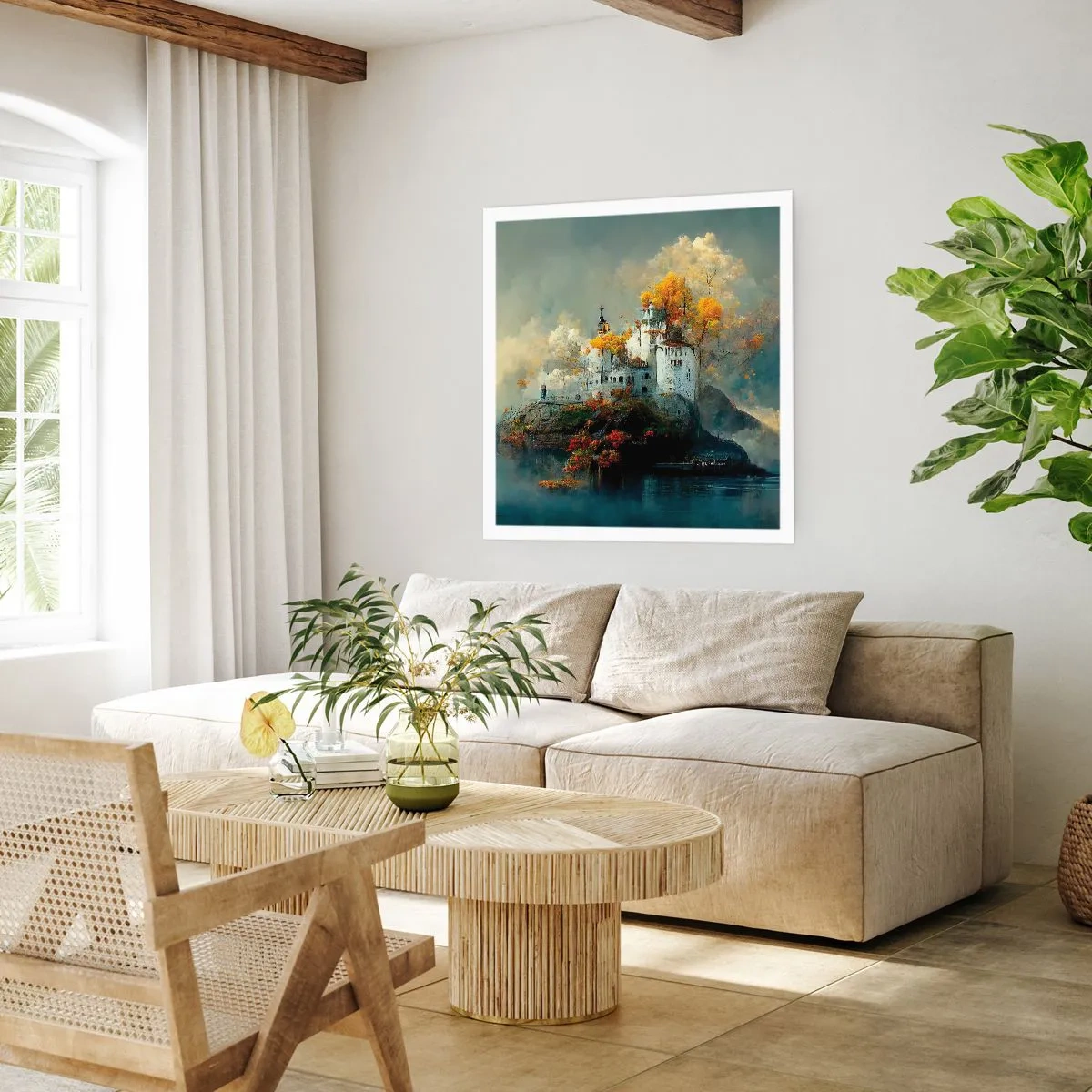 Poster - Inizio di una storia romantica - 40x40 cm