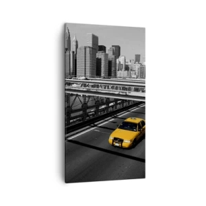 Quadro su tela - Stampe su Tela - Il colore della grande città - 45x80 cm