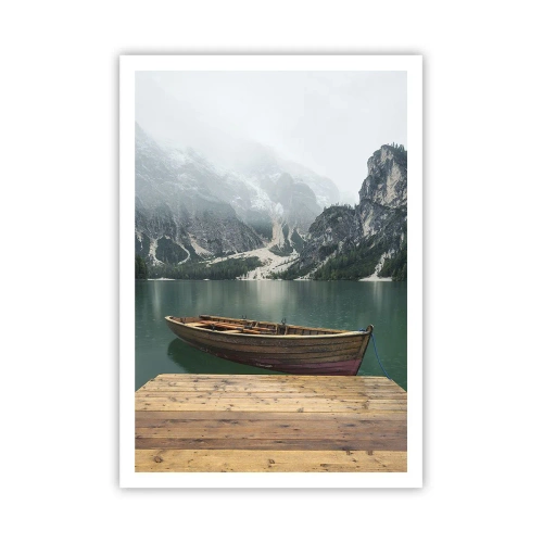 Poster - E attorno le fiere rocce - 70x100 cm