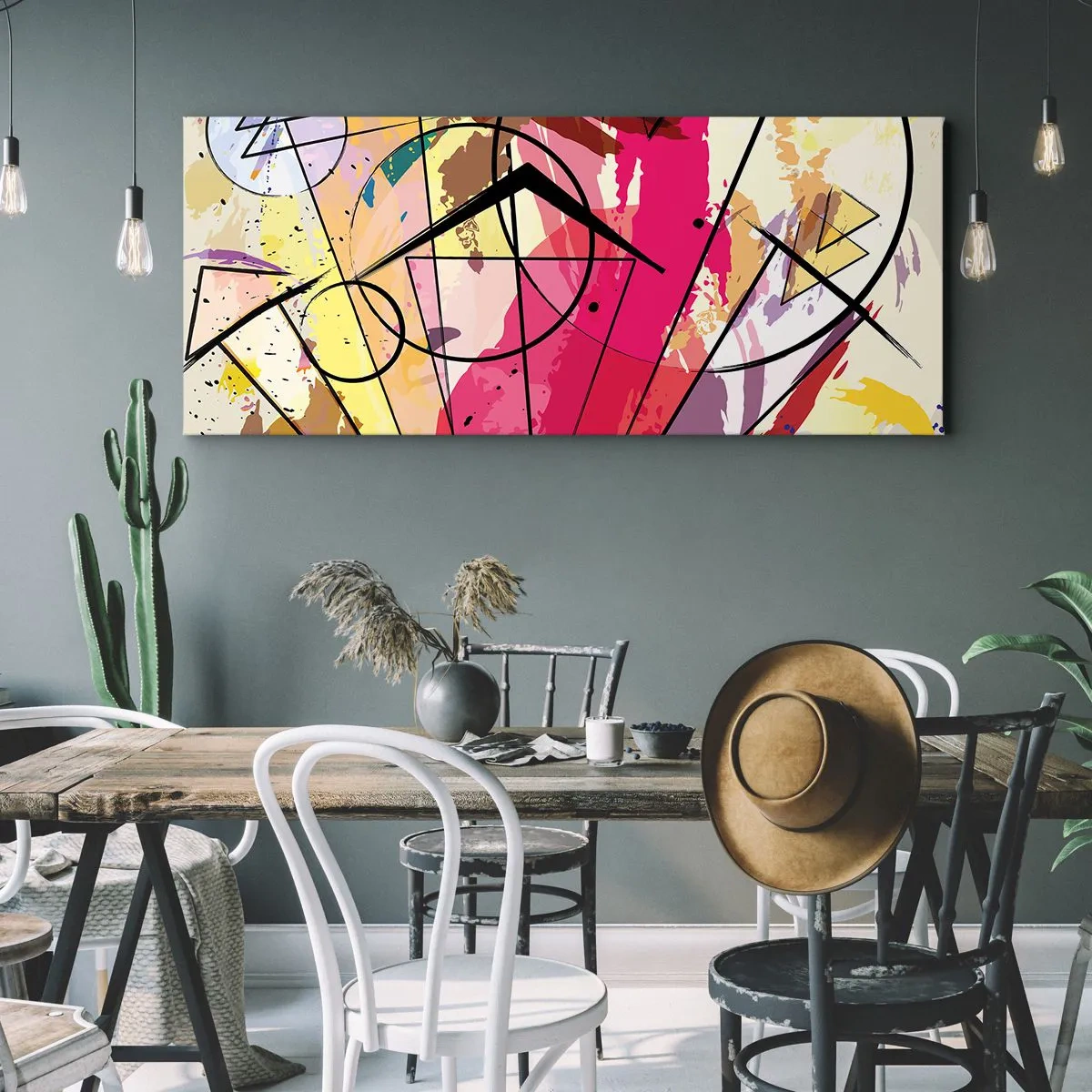 Quadro su tela - Stampe su Tela - Esplosione - 90x30 cm