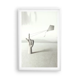 Poster in cornice bianca - Prova di forza - 61x91 cm