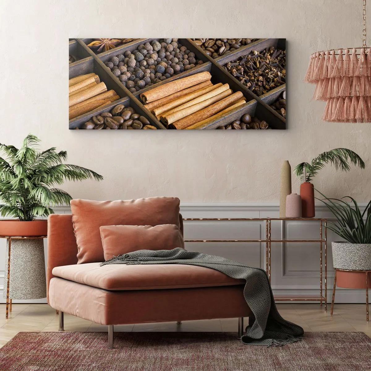 Quadro su tela - Stampe su Tela - Il tesoro degli aromi - 100x40 cm