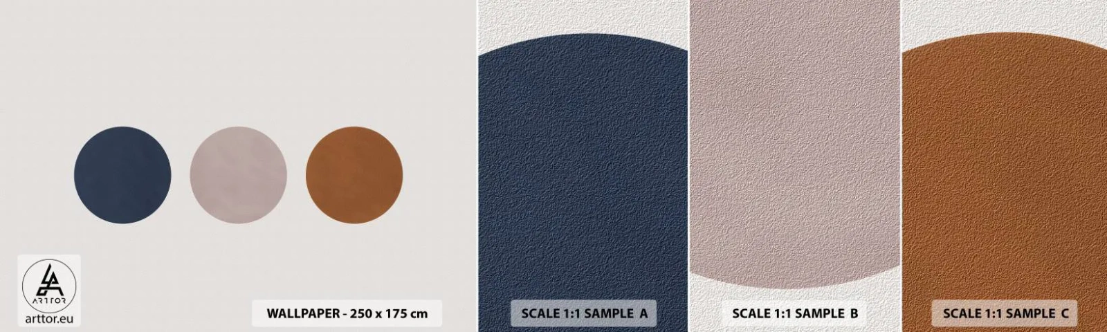 Campione di Fotomurale Adesivo Deluxe Sticker - Simbolo di perfezione - Astrazione, Pezzo, Minimalismo - 100x30 cm