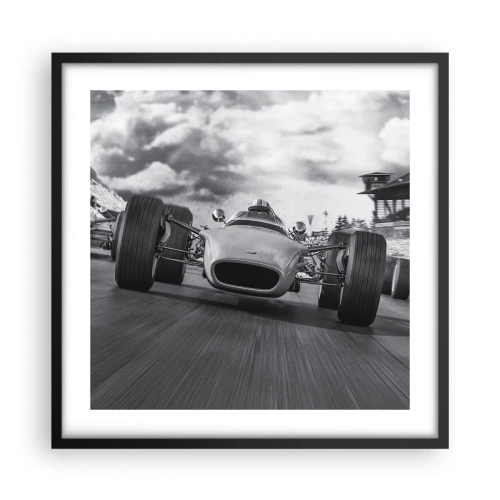 Poster in cornice nera - C'è la forza! - 50x50 cm