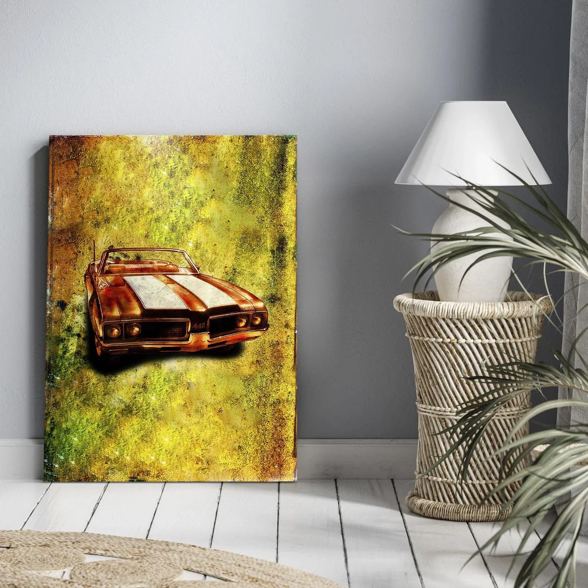 Quadro su tela - Stampe su Tela - La potenza racchiusa nelle forme - 65x120 cm