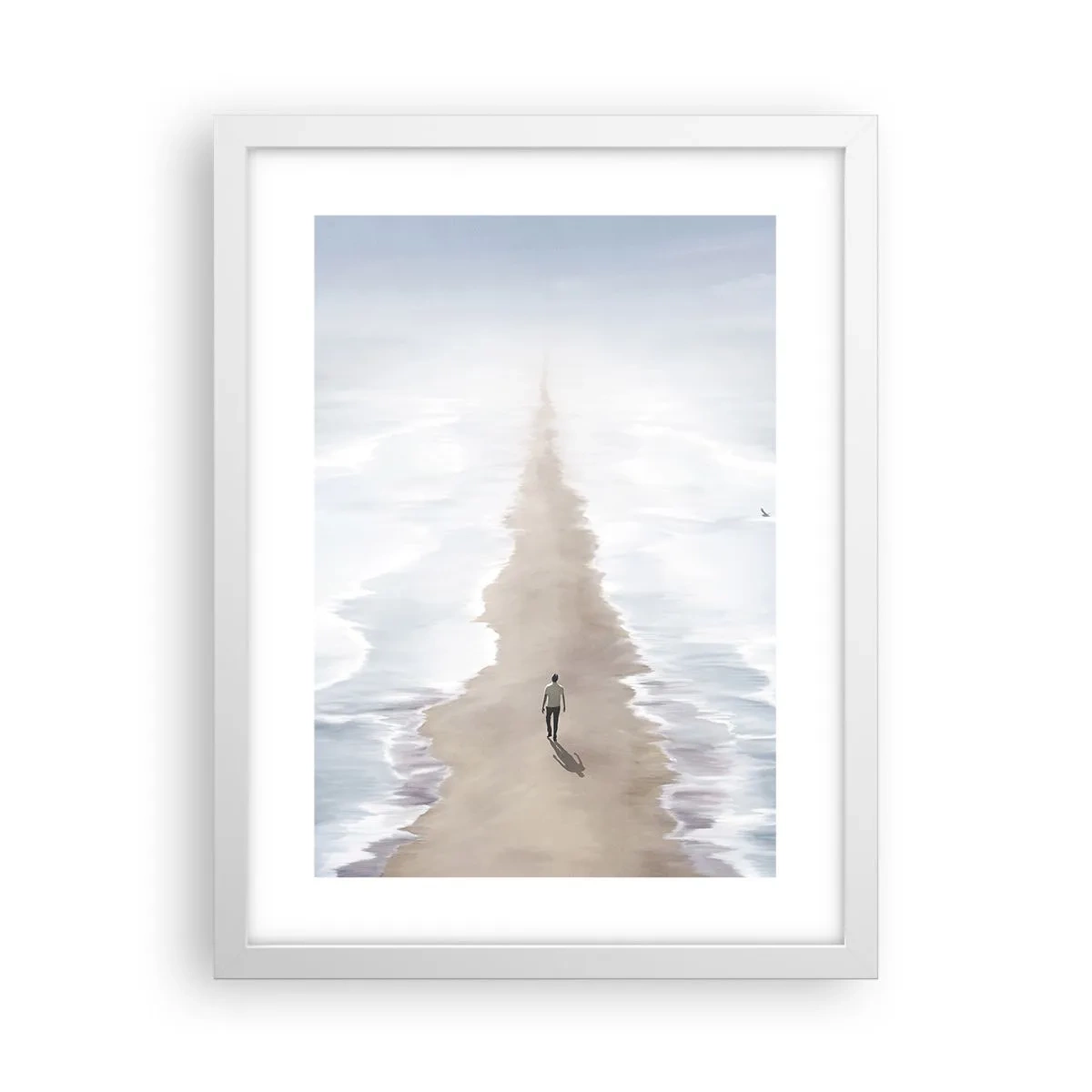 Poster in cornice bianca - Un futuro luminoso - 30x40 cm