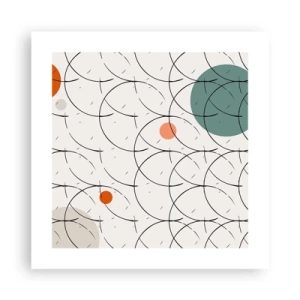 Poster - Nello spirito della pop-art - 40x40 cm