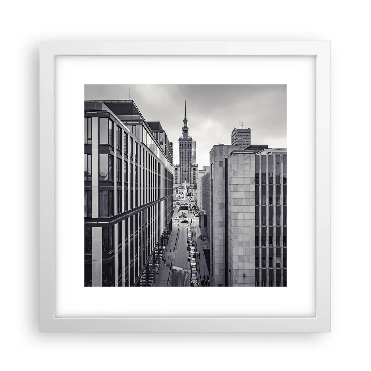 Poster in cornice bianca - La valle di Varsavia - 30x30 cm