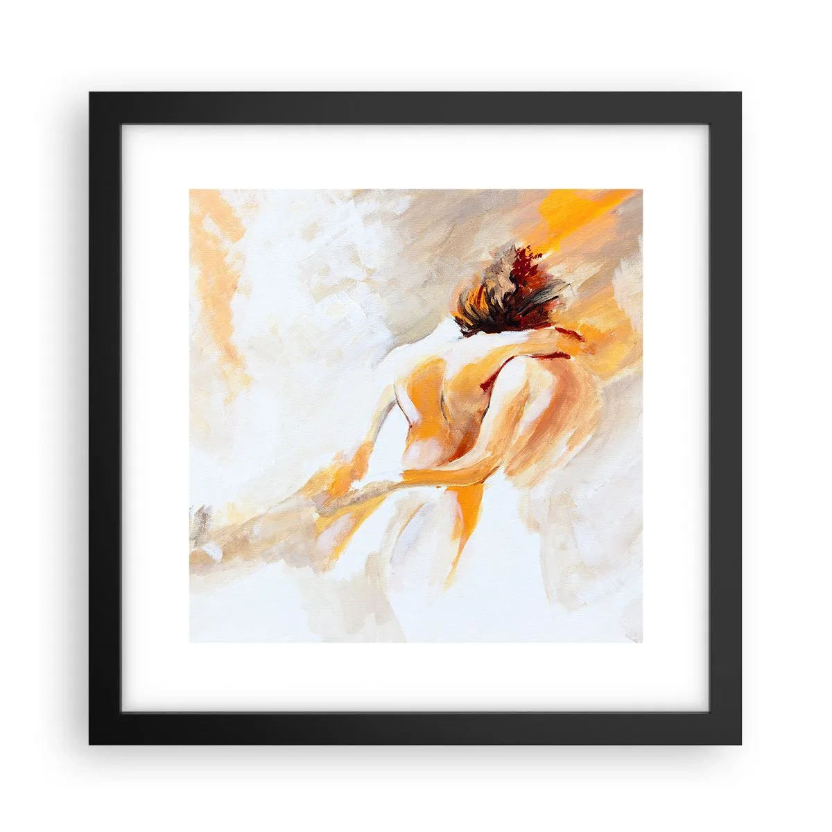Poster in cornice nera - Nel cielo dell'intimità - 30x30 cm