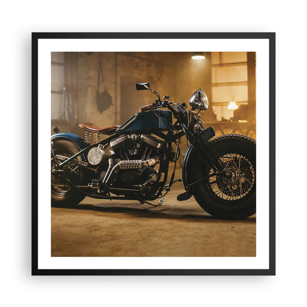 Poster in cornice nera - Posso tutto - 60x60 cm