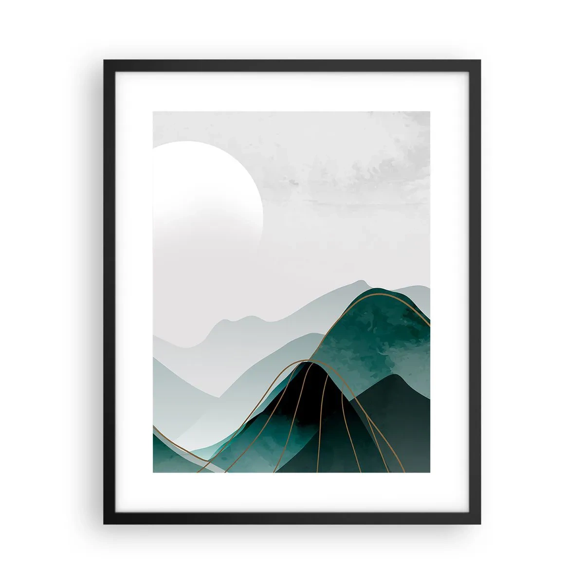 Poster in cornice nera - In tutta la maestà - 40x50 cm