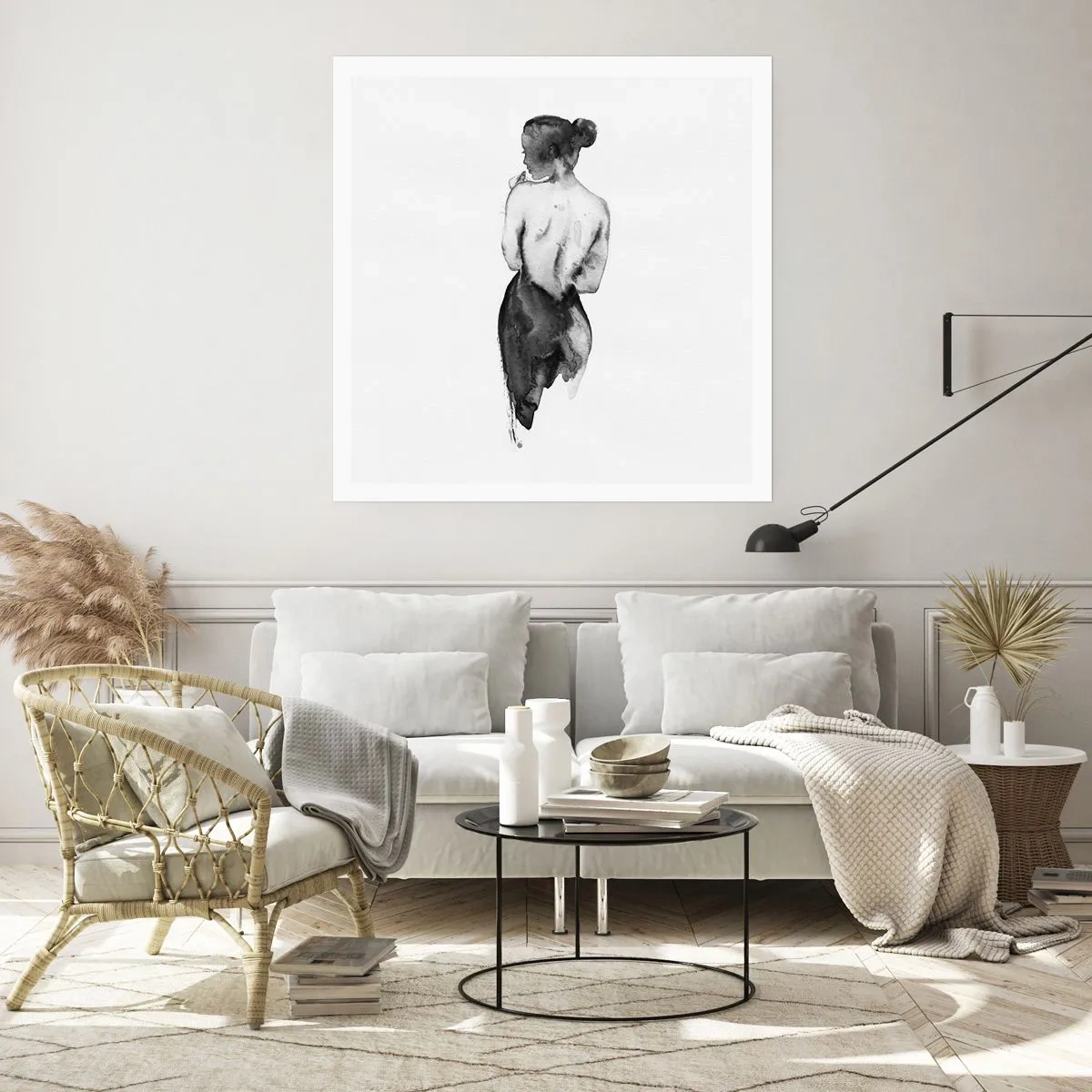 Poster - Accanto a lei il mondo scompare - 30x30 cm