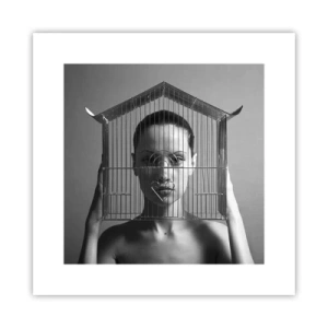 Poster - Ritratto un po' surreale - 30x30 cm