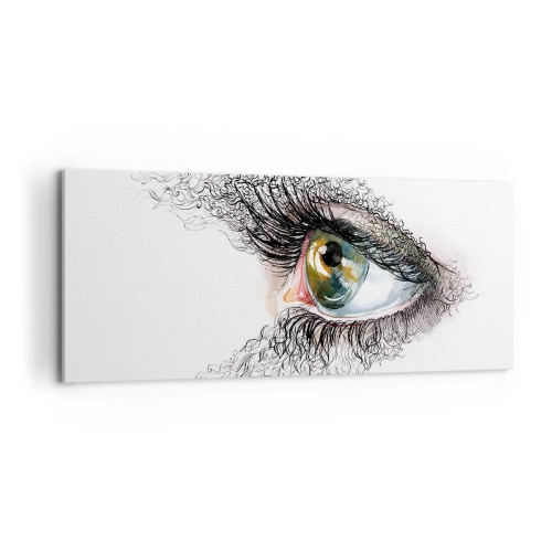 Quadro su tela - Stampe su Tela - Guarda dentro l'anima - 100x40 cm