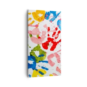 Quadro su tela - Stampe su Tela - Segui le tracce - 55x100 cm