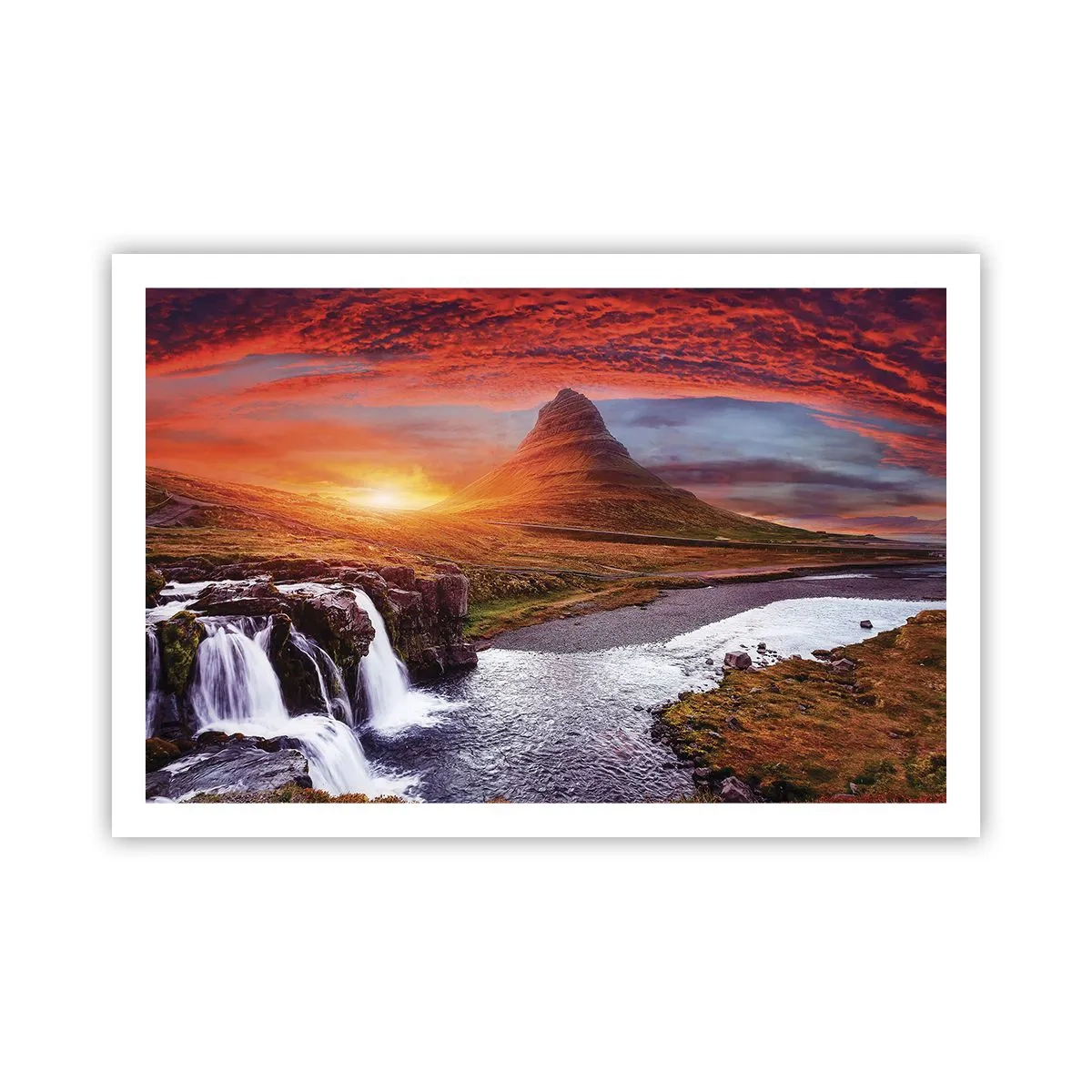 Poster - Paesaggio della Terra di Mezzo - 91x61 cm