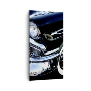 Quadro su tela - Stampe su Tela - Classicità in argento, nero e bianco - 65x120 cm