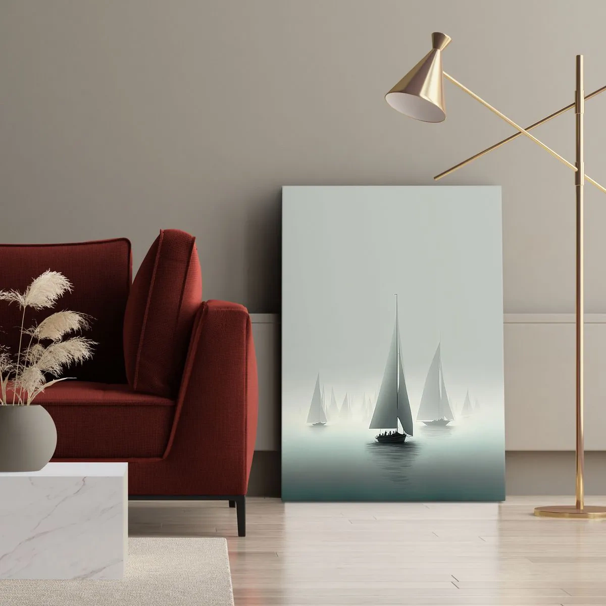 Quadro su tela - Stampe su Tela - Fatte di nebbia - 65x120 cm