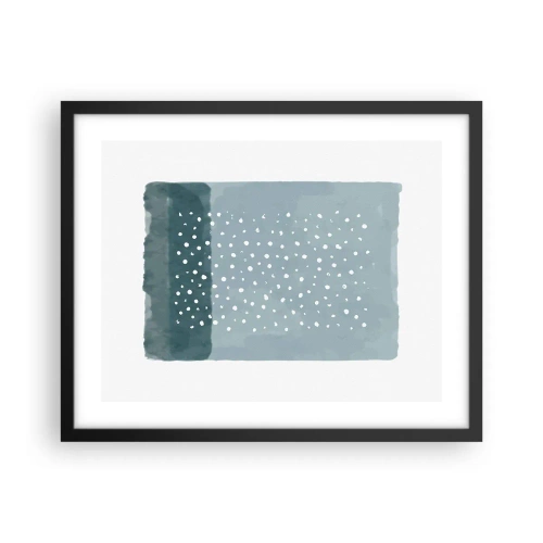 Poster in cornice nera - Spuntate nel blu - 50x40 cm