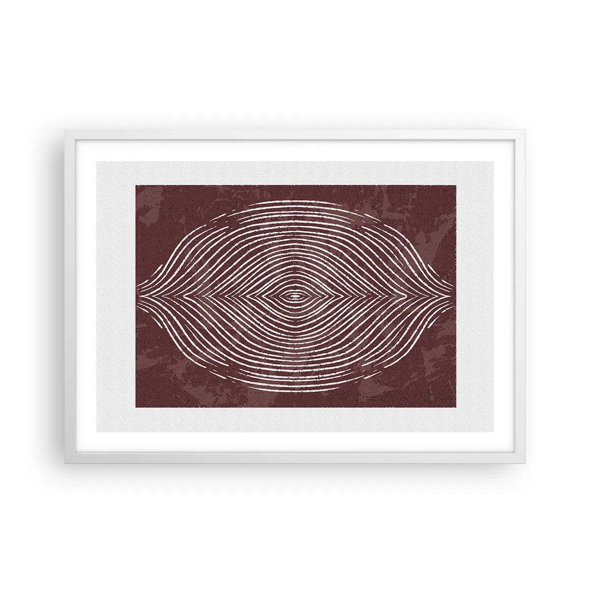 Poster in cornice bianca - Lo spazio parlante - 70x50 cm