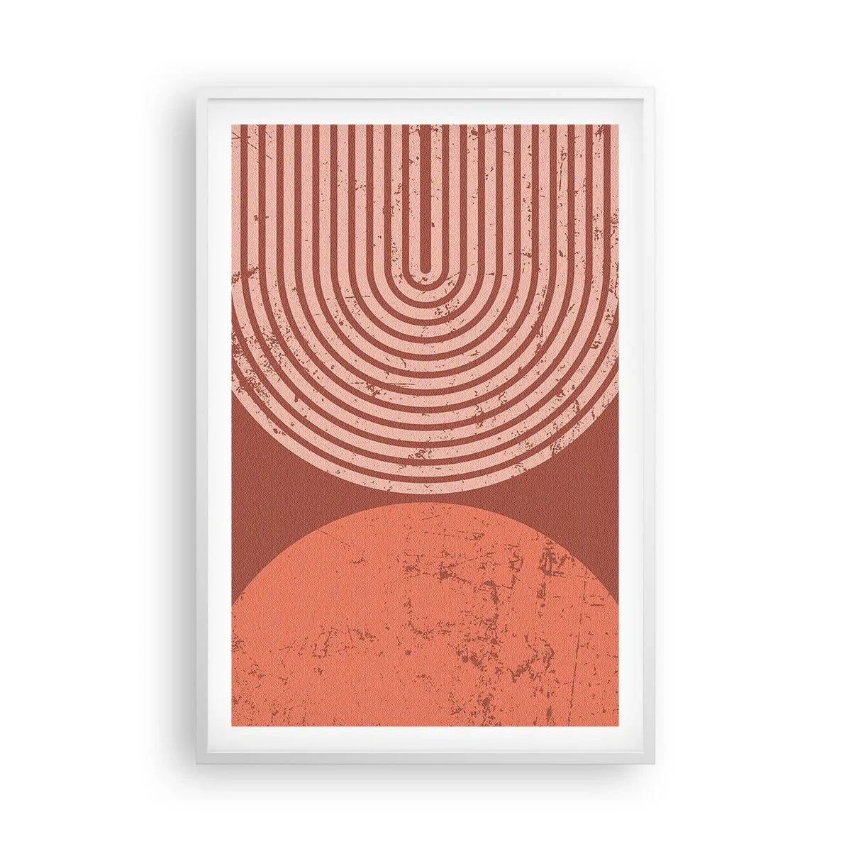 Poster in cornice bianca - Rapporti stretti - 61x91 cm