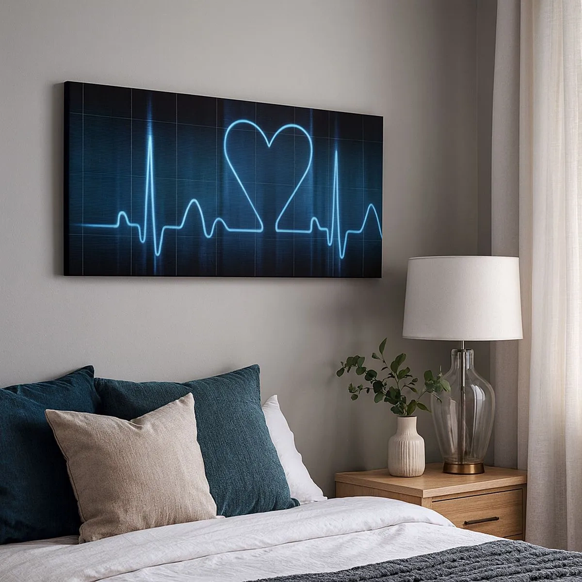 Quadro su tela - Stampe su Tela - Al ritmo del cuore - 100x40 cm