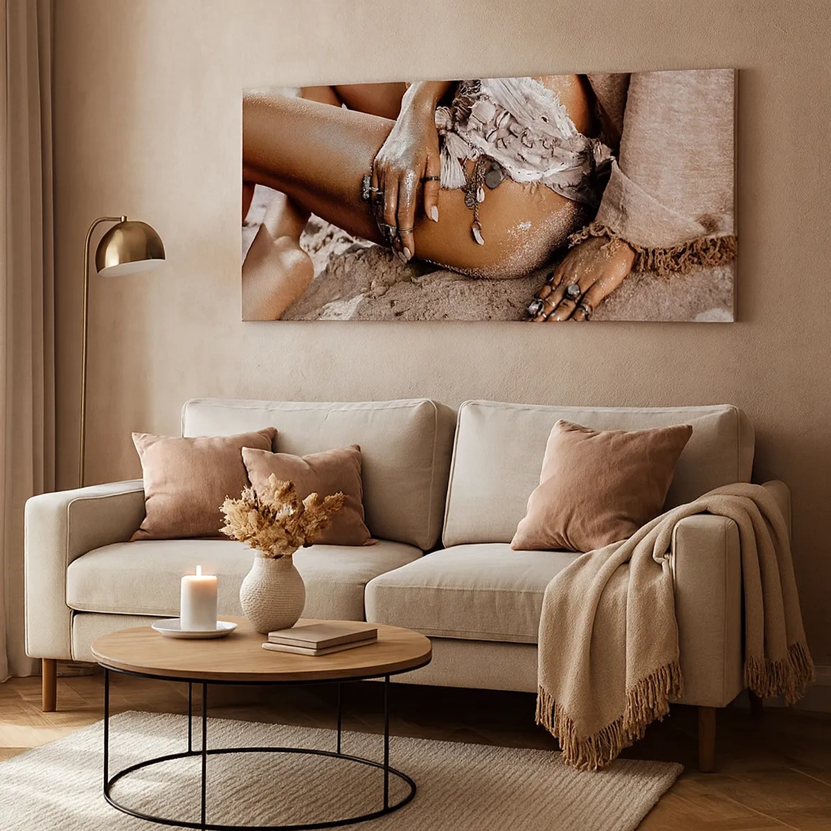 Quadro su tela - Stampe su Tela - Gettata dalle onde? - 30x30 cm